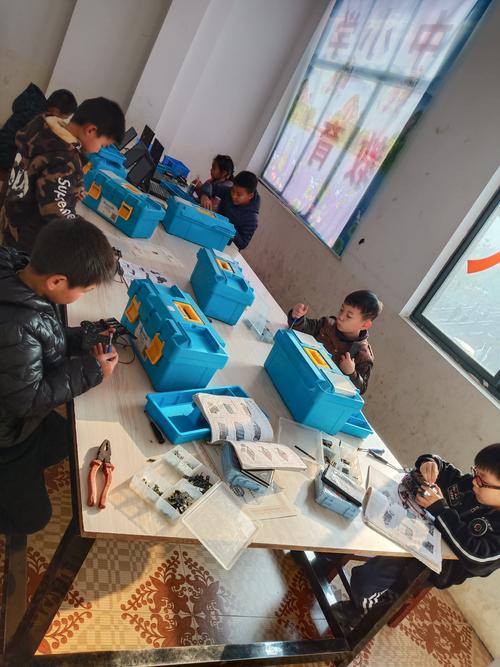 【桃江领航科技机器人教育】(12月14&mdash;12月15日)学生训练场景