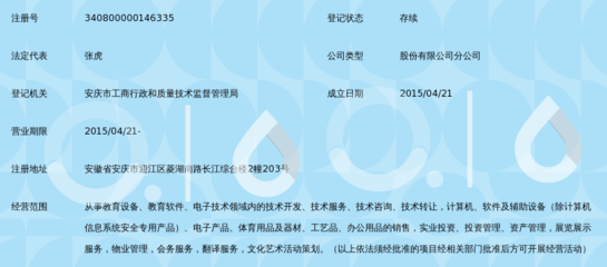 名信教育科技(上海)股份安徽分公司